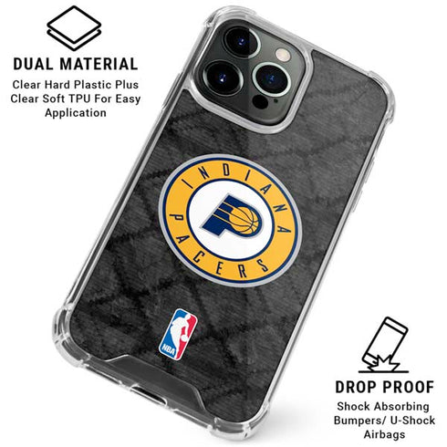 NBA Indiana Pacers Dark Rust iPhone 16 Pro Clear Case